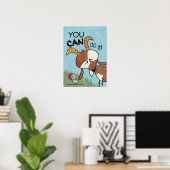 Billy Goat-You KANN es tun! Poster (Heimbüro)