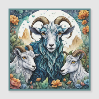 Billy Goats Gruff Magnetkarte