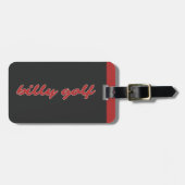 Billy Golf Bag Tag Gepäckanhänger (Vorderseite horizontal)