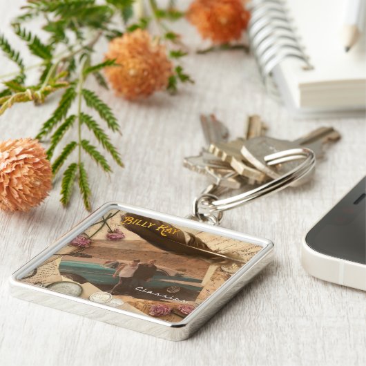 Billy Kay Classics Button Schlüsselanhänger (Seite)