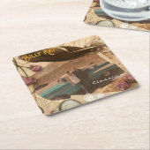 Billy Kay Classics - Getränkeküste Rechteckiger Pappuntersetzer (angewinkelt)