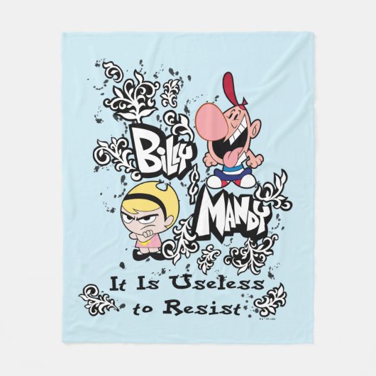 Billy & Mandy - Unbrauchbar zum Aufenthalt Fleecedecke (Vorderseite)