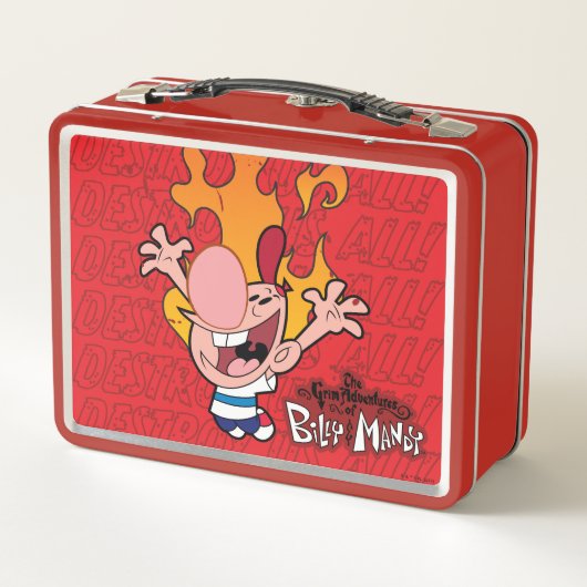 Billy & Mandy - Zerstöre uns alle Metall Brotdose (Rückseite)