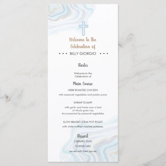 Billy Menu Menükarte (Vorderseite)