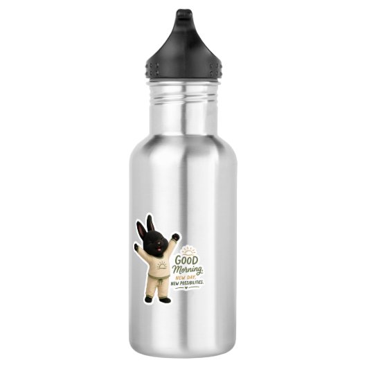 Billy Morgen Stretch Süßer Hase Edelstahlflasche (Rechts)