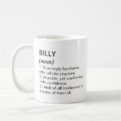 Billy name, Editable name, Custom name Kaffeetasse (Links)