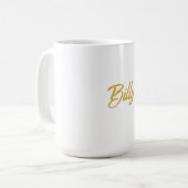 Billy Name Typografie Personalisiertes Geschenk Kaffeetasse (Vorderseite Links)