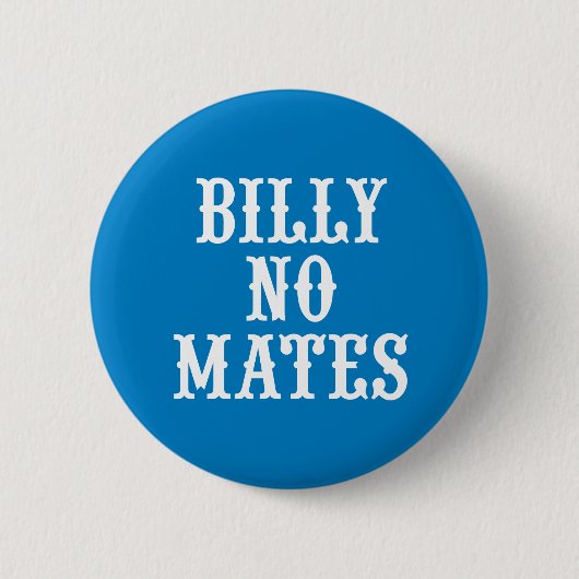 Billy No Mates Vintage Abzeichen Hikingduck Button (Vorderseite)