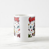 Billy Puppet Saw Film Horror Cartoon Kunst Kaffeetasse (Mittel)