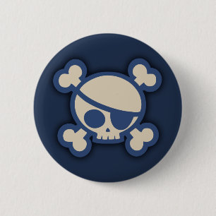 Billy Roger - Blau Button
