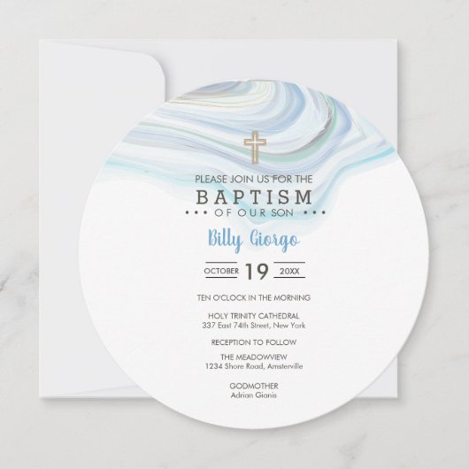 Billy Round Einladung (Vorderseite)