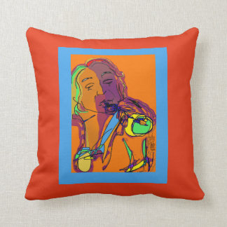 "Billy" spielt das Horn-Kissen Kissen