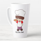 Billy the Chef Masterchef Print Latte Mug Milchtasse (Linke Ecke)