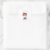 Billy the Chef Masterchef Print Quadratischer Aufkleber (Tasche)