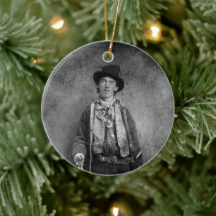 Billy The Kid, amerikanisches altwestliches Gesetz Keramik Ornament