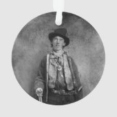 Billy The Kid, amerikanisches altwestliches Gesetz Ornament (Rückseite)