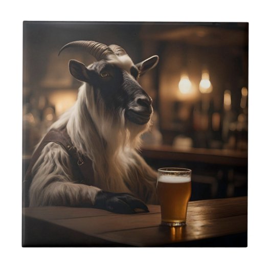 Billy the Kid: Eine Ziege geht in eine Bar, Fliese (Vorderseite)