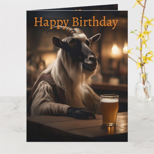 Billy the Kid: Eine Ziege geht in eine Bar, Karte (Gelbe Blume)