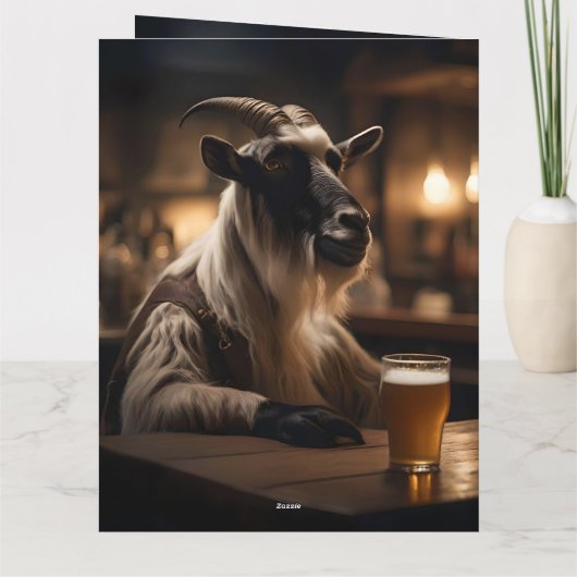 Billy the Kid: Eine Ziege geht in eine Bar, Karte (Rückseite)