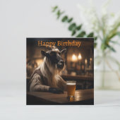 Billy the Kid: Eine Ziege geht in eine Bar, Karte (Stehend Vorderseite)