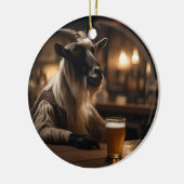 Billy the Kid: Eine Ziege geht in eine Bar, Keramik Ornament (Links)