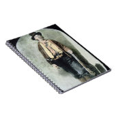 Billy the Kid (farbige Gravur) Notizblock (Rechte Seite)