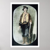 Billy the Kid (farbige Gravur) Poster (Vorne)
