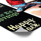 Billy the Kid Outlaw 🌟 Comic Vintag Western Poster (Ecke)