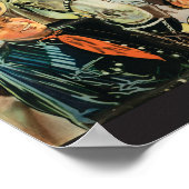 Billy the Kid Outlaw 🌟 Justice Western Movie Poster (Ecke)