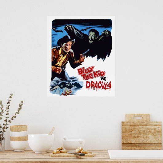 Billy the Kid versus Dracula Poster (Küche)