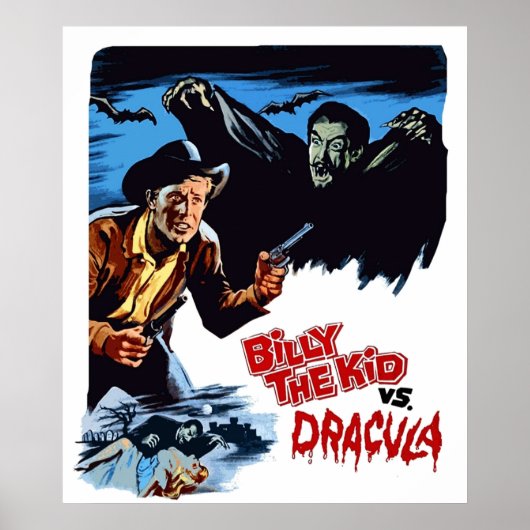 Billy the Kid versus Dracula Poster (Vorne)