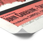 Billy the Kid Vs, Dracula Retro Movie Poster (Ecke)