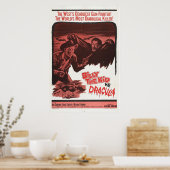 Billy the Kid Vs, Dracula Retro Movie Poster (Küche)