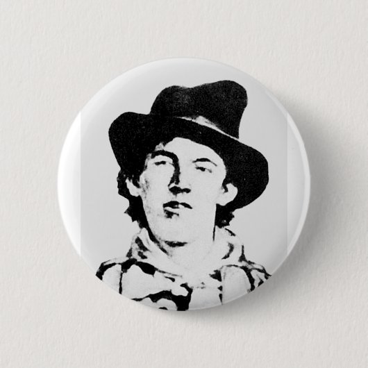 Billy The Kid ~ William H. Bonney/Outlaw Button (Vorderseite)