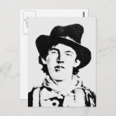 Billy The Kid ~ William H. Bonney/Outlaw Postkarte (Vorne/Hinten)