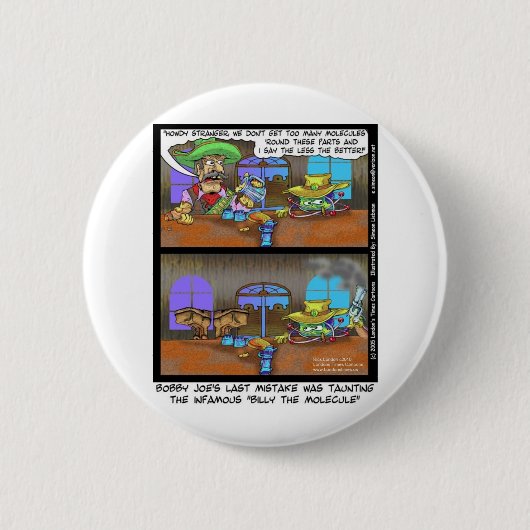 Billy The Molecule Funny spendet T-Shirts Karten u Button (Vorderseite)