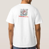 BillyKnowsMedia QRCode T-Shirt Männer (Rückseite)