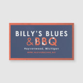 Billy's Blues & GRILLEN Magnet! Magnetkarte (Vorderseite)