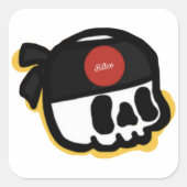 Billzo Skull Sticker (Vorderseite)