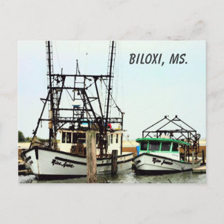 Biloxi, Frau Postcard Postkarte