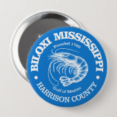 Biloxi (Garnele) Button (Vorne & Hinten)