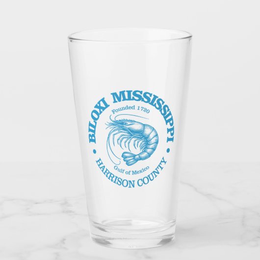 Biloxi (Garnele) Glas (Vorderseite)