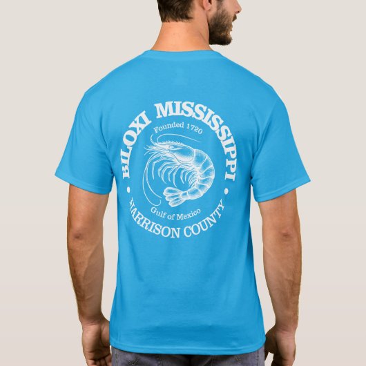 Biloxi (Garnele) T-Shirt (Rückseite)