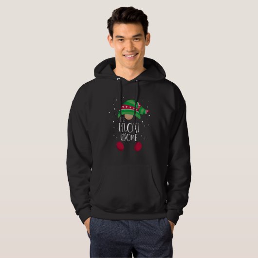 Biloxi Gnome Family Matching Christmas Pajamas Hoodie (Vorne ganz)