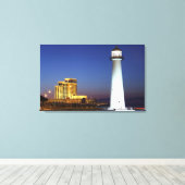 Biloxi Leuchtturm am Sound an der Leinwand Kunst (Insitu (Holzboden))