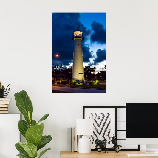 Biloxi Lighthouse Poster 20x30 (Heimbüro)