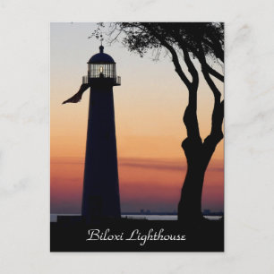 Biloxi Lighthouse Postkarte