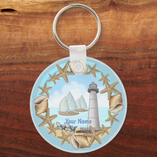 Biloxi Lighthouse Schlüsselanhänger (Vorderseite)