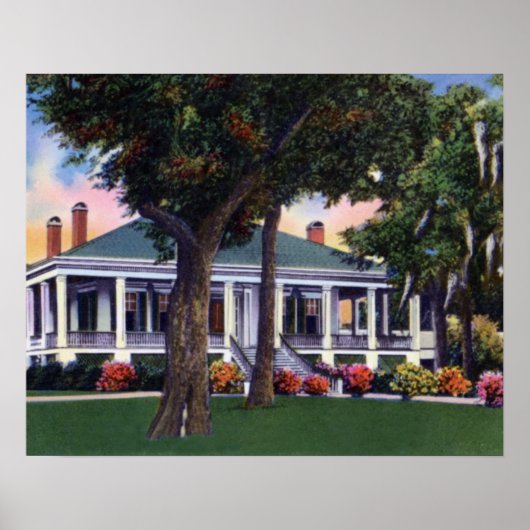 Biloxi Mississippi Beauvoir Poster (Vorne)