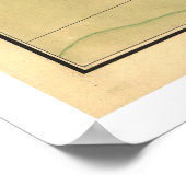 Biloxi Mississippi Befestigungsplan Karte 1721 Poster (Ecke)